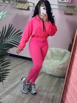 Two Piece Long Sleeve Jacket Skinny Pants