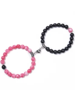 Two Piece Magnetic Attraction Couple Bracelets