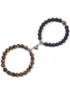 Two Piece Magnetic Attraction Couple Bracelets