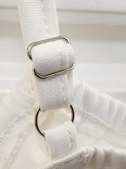 Two Piece Mesh Lace Tube Top Pants Sets