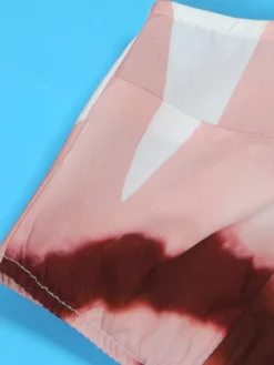 Two Piece One-Shoulder Floral Print Pants Set