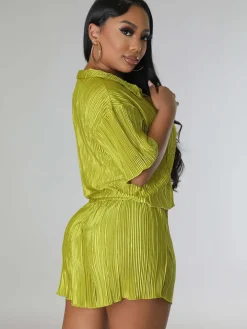 Two Piece Short Sleeve Shirts Shorts