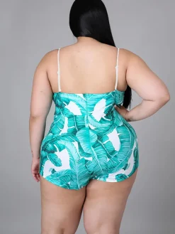 Two Piece Sleevelesss Mesh Dress Romper