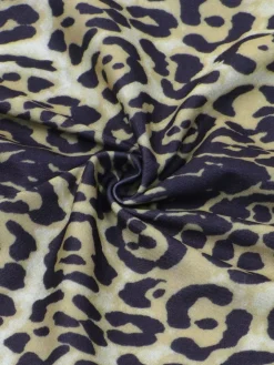 Two Pieces Print Lace-Up Cargo Pants Set