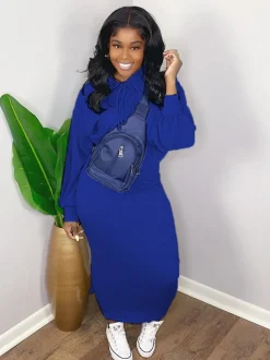 Two Pieces Scoop Neck Rib Crop Top Bodycon Skrit