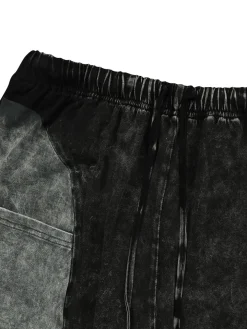 Two Pieces Solid Color Ruched Pants Set