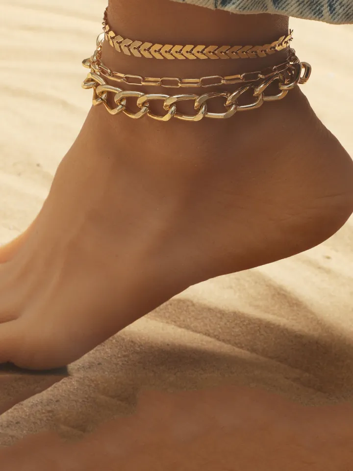 Vintage Chunky Chain Anklet
