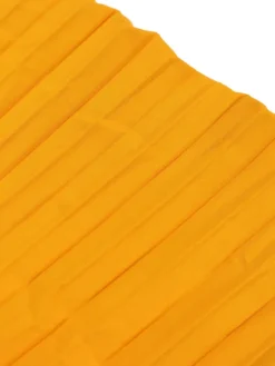 V-Neck Printed Top u0026 Pleated Skirt Two-Piece Set