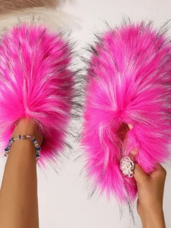 Winter Fur Slippers