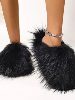 Winter Fur Slippers