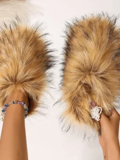 Winter Fur Slippers