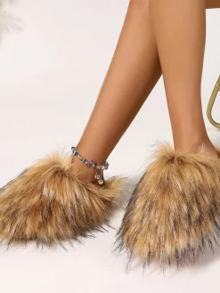 Winter Fur Slippers