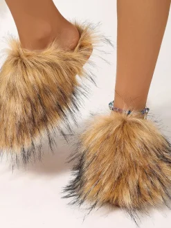 Winter Fur Slippers