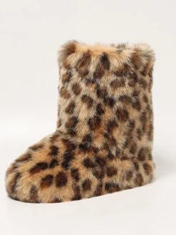Y2K Furry Mid-Calf Winter Boots