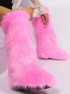 Y2K Winter Knee-High Snow Boots