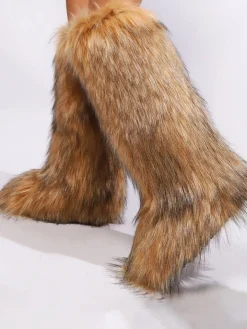 Y2K Winter Knee-High Snow Boots