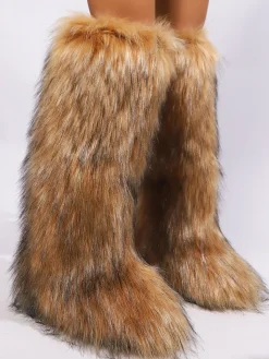 Y2K Winter Knee-High Snow Boots