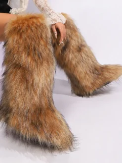 Y2K Winter Knee-High Snow Boots