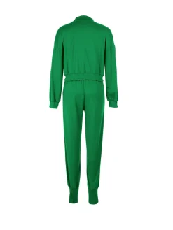 Zipper Hollow Out Jogging Sets